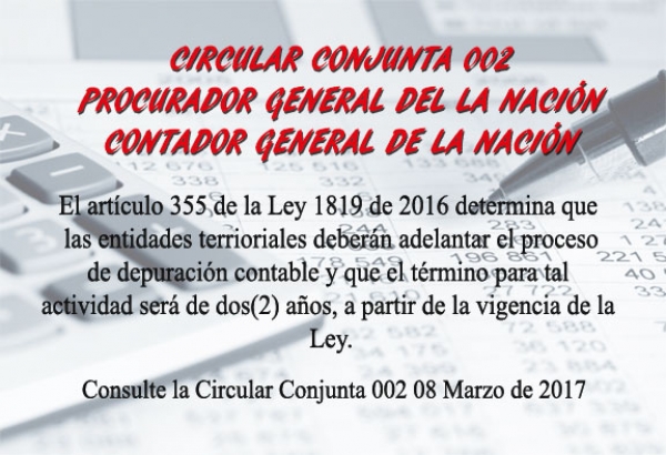 Circular Conjunta Procurador y Contador General de la Rep&uacute;blica